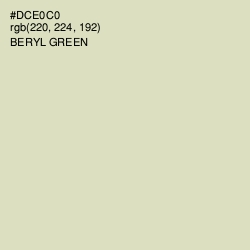 #DCE0C0 - Beryl Green Color Image